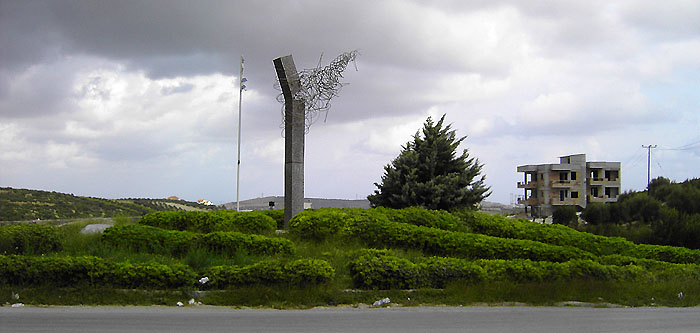 Place of abduction of the German General Heinrich Kreipe