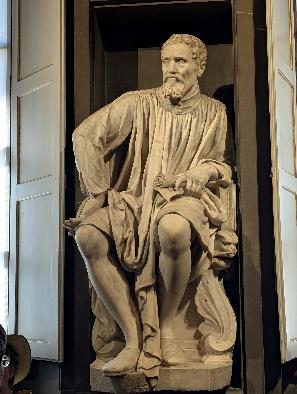 Statue of Michelangelo at Casa Buonarotti