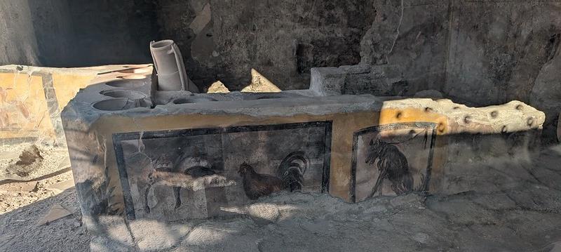Newly excavated Regio V Thermopolium