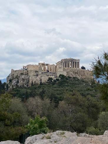 View of the Acropolis from the Pynx