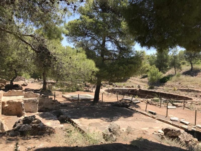 The silver mines near Sounion