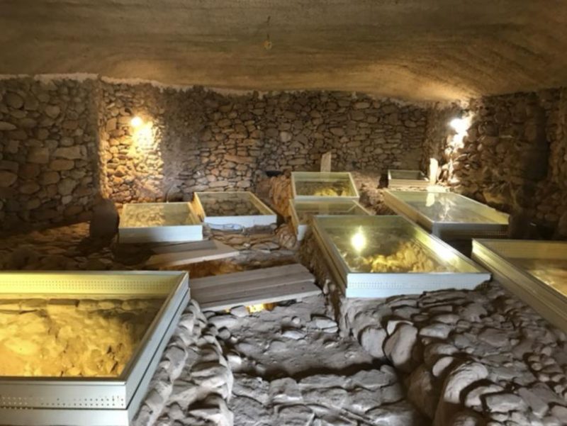 Interior of Plataean tumulus