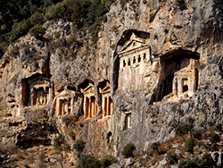 Lycian rock cut tombs, Dalyan