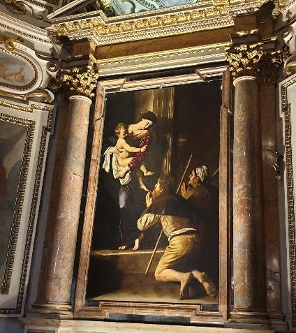 Caravaggio's Madonna di Loreto in Sant'Agostino