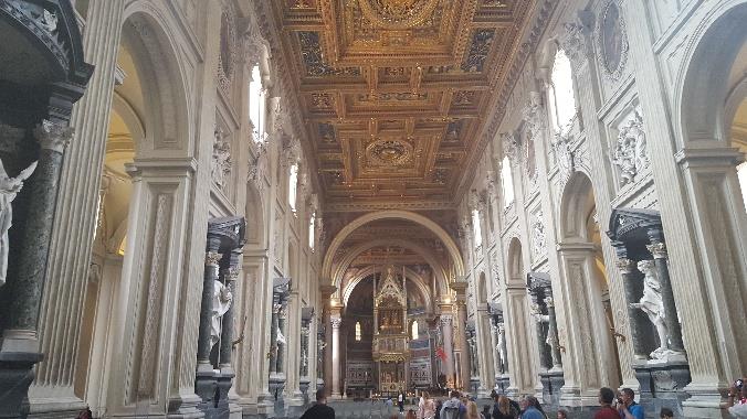 Interior of San Giovanni in Laterano
