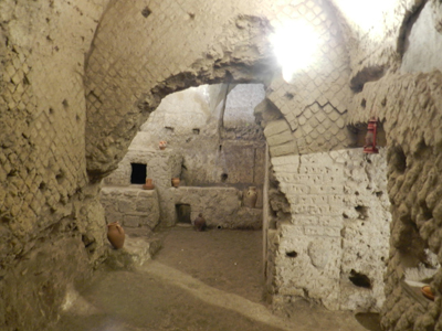 Subterranean remains below San Lorenzo Maggiore