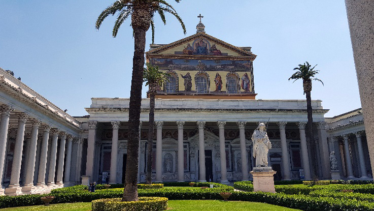 St. Pauls Outside the Walls’s Papal Portraits